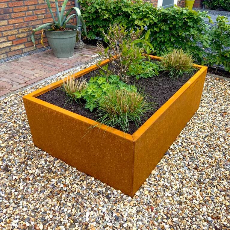 Donica ze stali corten Texas 80 x 120 cm