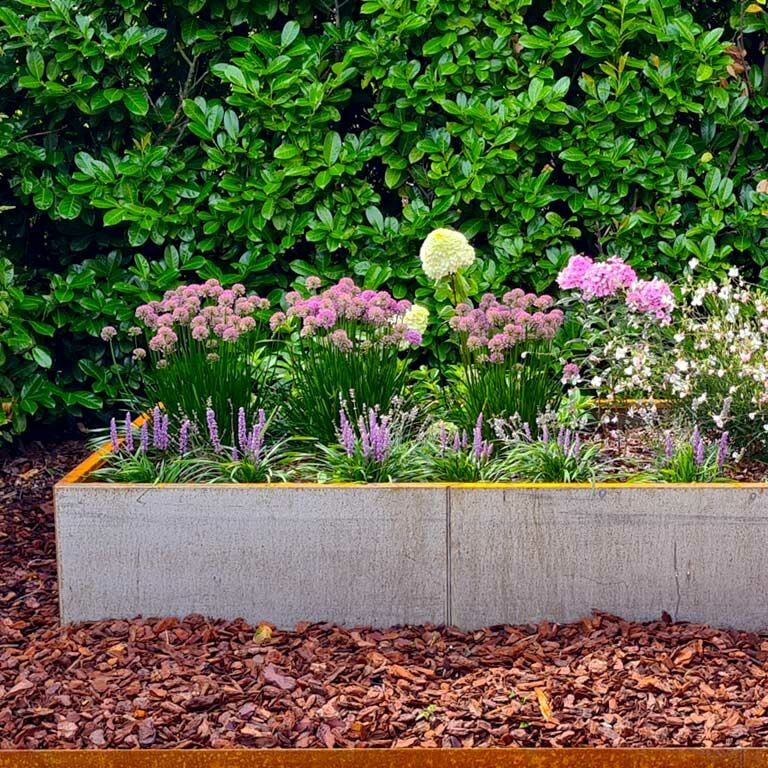 Donica ze stali corten Texas xxl 320 x 120 cm
