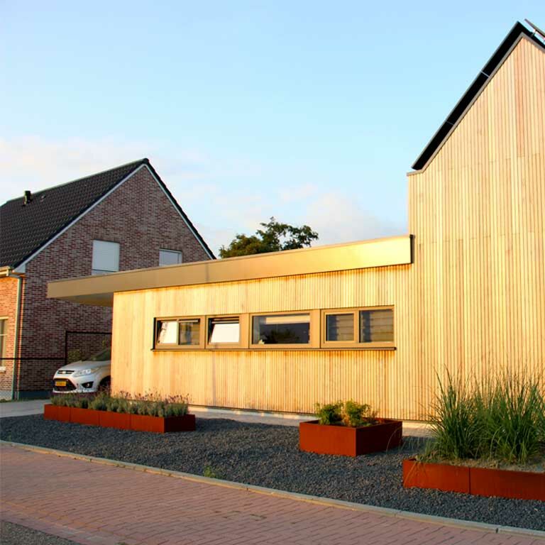 Donica ze stali corten Texas xxl 400 x 60 cm