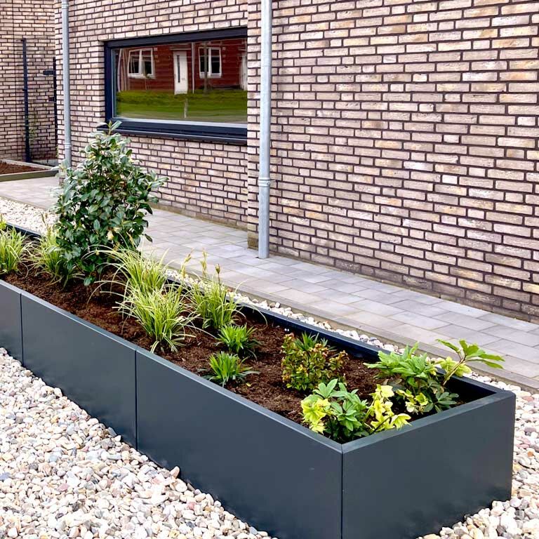 Donica stal malowana proszkowo Texas xxl 500 x 80 cm