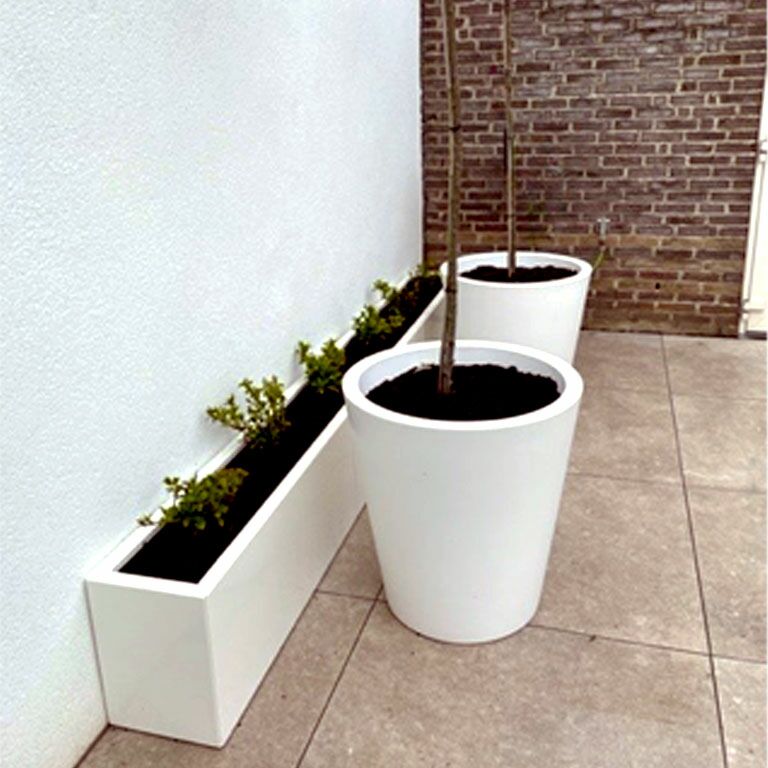 Donica stal malowana proszkowo Texas xxl 300 x 30 cm