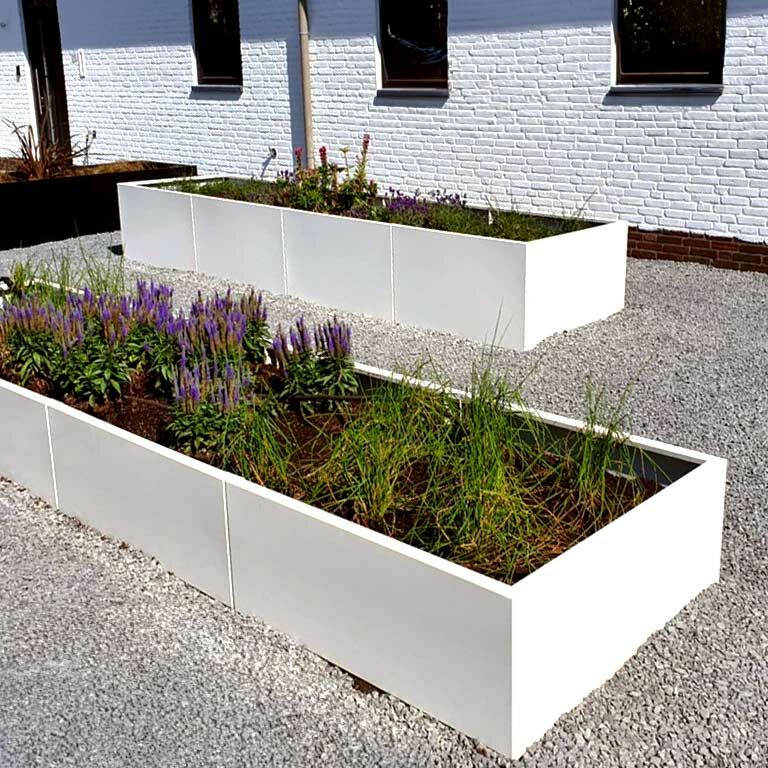 Donica stal malowana proszkowo Texas xxl 320 x 80 cm