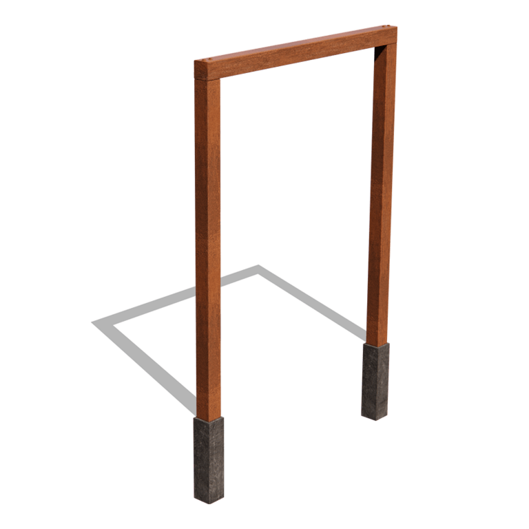 Proste pergola ze stali corten 200 cm