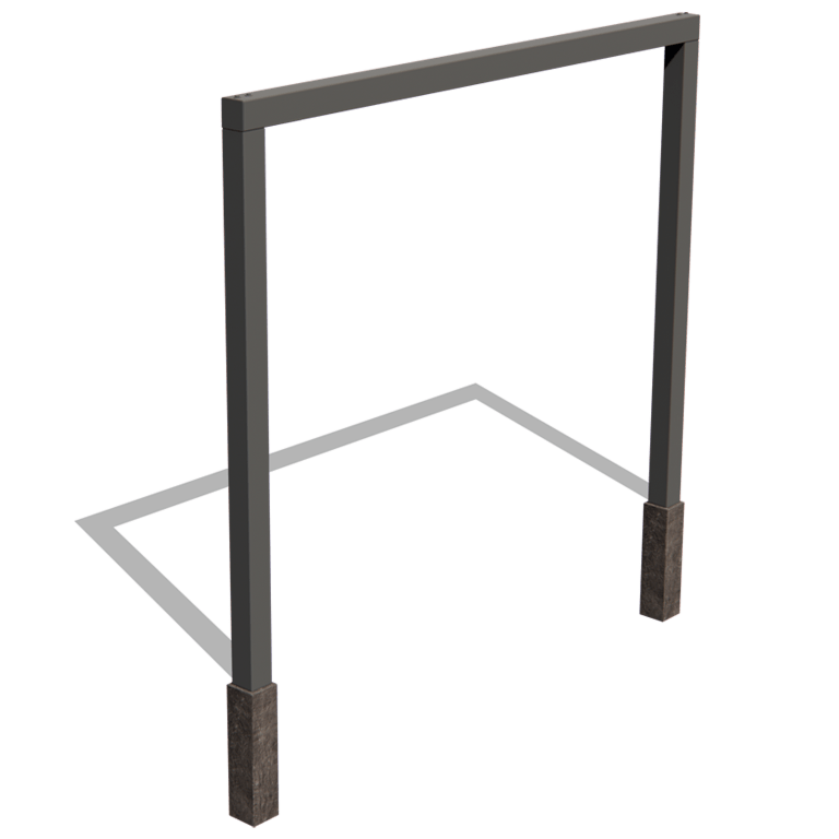 Prosta pergola stalowa malowana proszkowo 300 cm