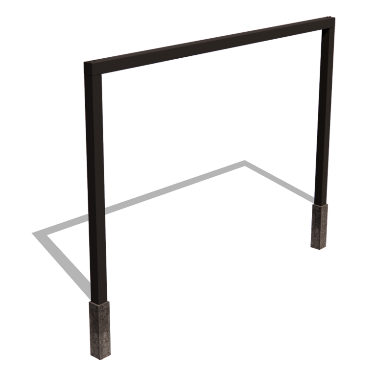 Prosta pergola stalowa malowana proszkowo 400 cm