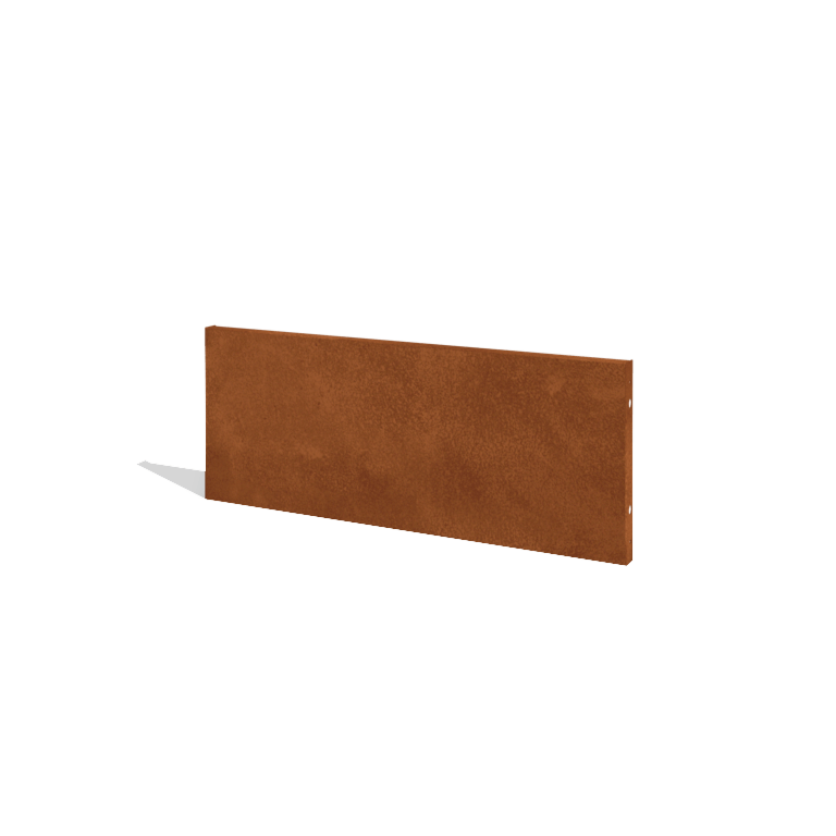 Ogrodzenie ze stali Corten H panelu 120 x 47,5 cm