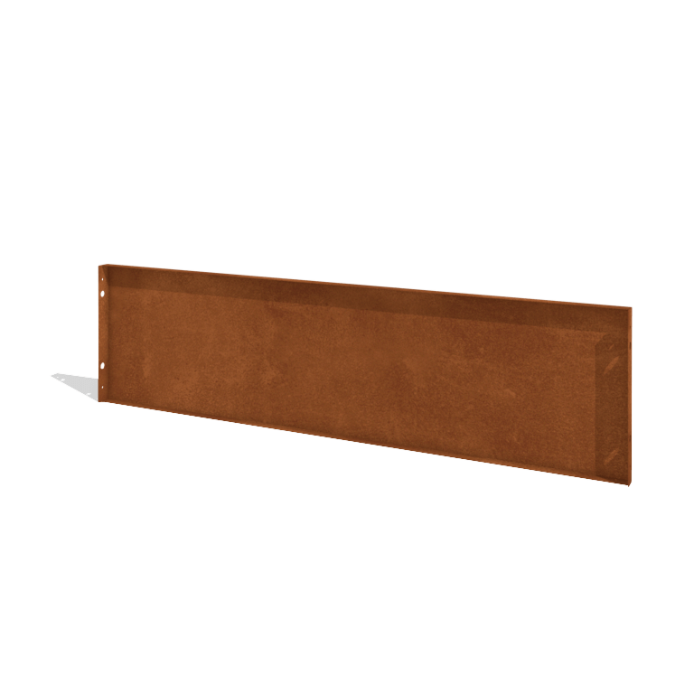 Ogrodzenie ze stali Corten H panelu 180 x 47,5 cm