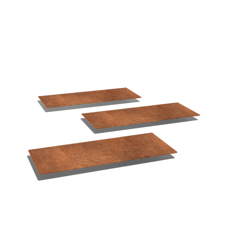 Płytka ogrodowa ze stali corten Prostokąt 60 x 25 cm