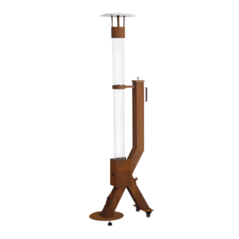 Ogrzewacz tarasowy na pellet - Rocket - Corten