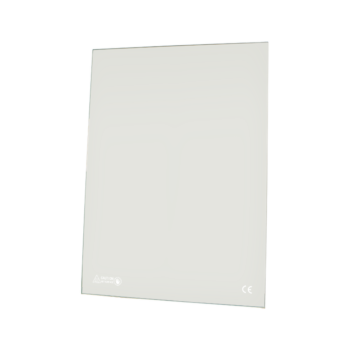 Ogrzewacze tarasowe na pellet - Szklane okno