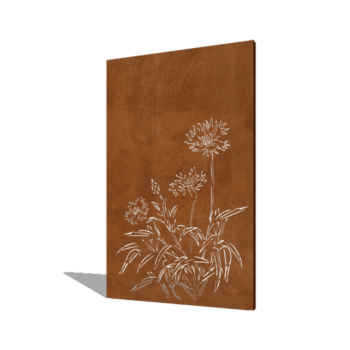 Chaber stal kortenowska 120 x 6 x 190 cm