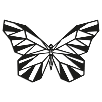 Motyl Metalowa dekoracja ścienna 2.0