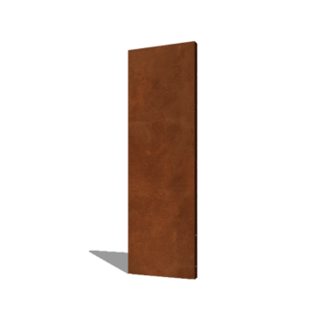 Panel podstawa ze stali corten 60 x 6 x 190 cm