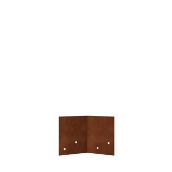 Płyta łącząca stal corten 45º warstwa 12 - 15 cm