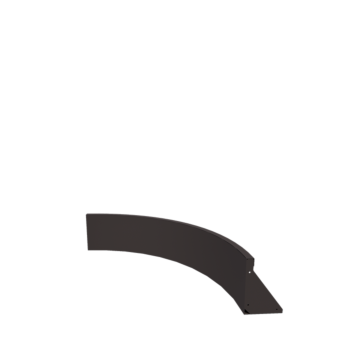 Stalowy mur oporowy - Łuk wewnętrzny - 100 x 100 x 30 cm - Inny kolor RAL