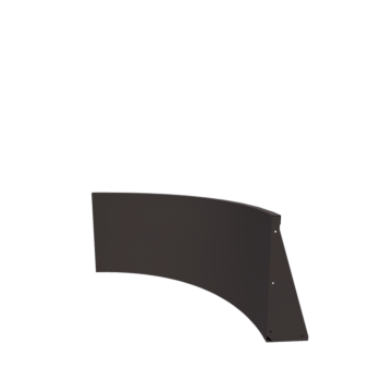 Stalowy mur oporowy - Łuk wewnętrzny - 100 x 100 x 60 cm - Inny kolor RAL