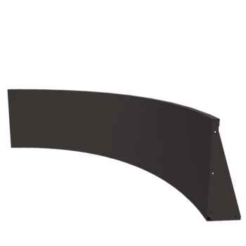 Stalowy mur oporowy - Łuk wewnętrzny - 150 x 150 x 60 cm - Inny kolor RAL