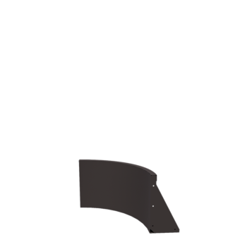 Stalowy mur oporowy - Łuk wewnętrzny - 50 x 50 x 40 cm - Inny kolor RAL