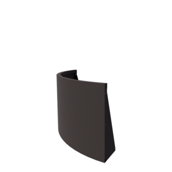 Stalowy mur oporowy - Łuk zewnętrzny - 100 x 100 x 60 cm - Inny kolor RAL