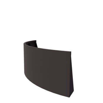 Stalowy mur oporowy - Łuk zewnętrzny - 150 x 150 x 60 cm - Inny kolor RAL