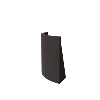 Stalowy mur oporowy - Łuk zewnętrzny - 50 x 50 x 60 cm - Inny kolor RAL