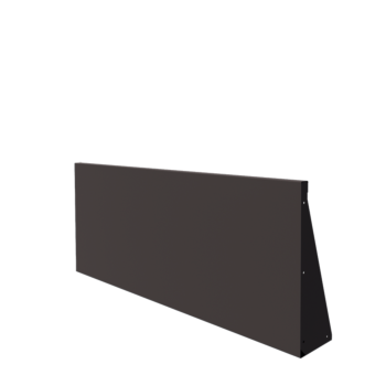 Stalowy mur oporowy - Proste - 150 x 60 cm - Inny kolor RAL