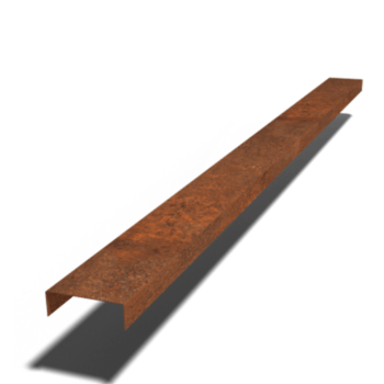 Profil U-kształtny ze stali corten 5 x 15 x 5 cm (długość 240 cm)