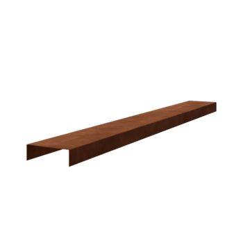 Profil U-kształtny ze stali corten 5 x 15 x 5 cm (długość 150 cm)
