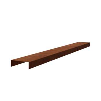Profil U-kształtny ze stali corten 5 x 15 x 5 cm (długość 240 cm)