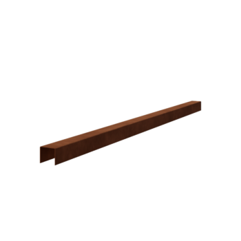 Profil U-kształtny ze stali corten 5 x 5 x 5 cm (długość 150 cm)