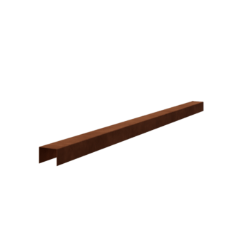 Profil U-kształtny ze stali corten 5 x 6 x 5 cm (długość 150 cm)