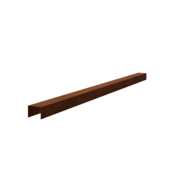 Profil U-kształtny ze stali corten 5 x 6 x 5 cm (długość 240 cm)