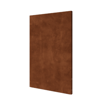 Panel dekoracyjny ze stali corten - Podstawowy - 120 x 6 x 190 cm