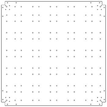 Płyta dolna ze stali ocynkowanej - 120 x 120 cm