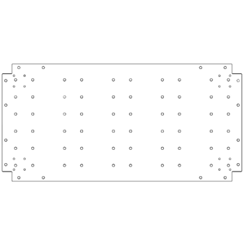 Płyta dolna ze stali ocynkowanej - 50 x 100 cm