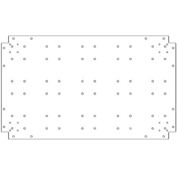 Płyta dolna ze stali ocynkowanej - 60 x 100 cm