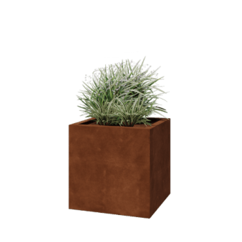 Spawana Donica ze stali corten Montana 60 x 60 x 60 cm