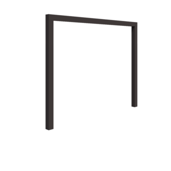 Stalowa pergola - Proste - 300 x 230 cm - Inny kolor RAL - Bez bloczka betonowego