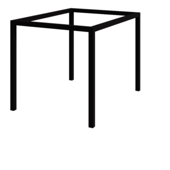 Stalowa pergola - Prostokątne - 324 x 250 x 230 cm - RAL9005 matowy (czarny) - Bez bloczka betonowego