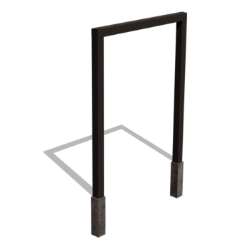Prosta pergola stalowa malowana proszkowo 200 cm