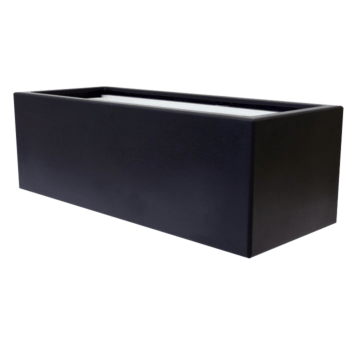 Donica poliestrowa - Prostokąt - 150 x 50 x 40 cm - RAL9010 matowy (biały) - Z dnem