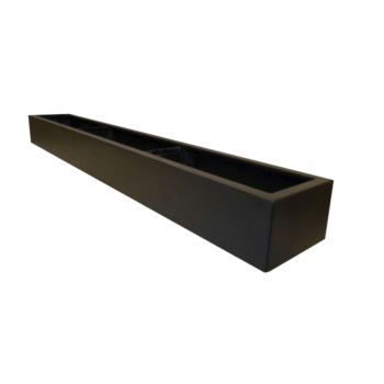 Donica poliestrowa - Prostokąt - 200 x 30 x 20 cm - RAL9010 matowy (biały) - Z dnem