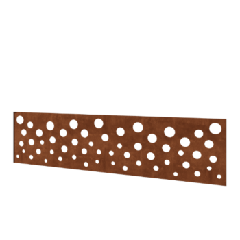 Ogrodzenie ze stali Corten H panelu B 180 x 47,5 cm