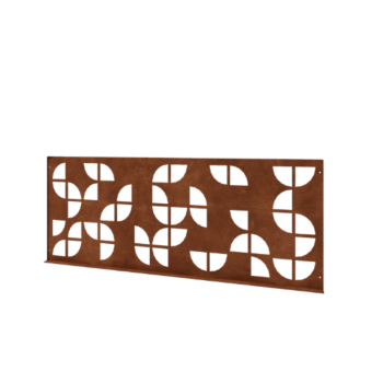 Ogrodzenia ozdobne ze stali corten G 149 x 60 cm