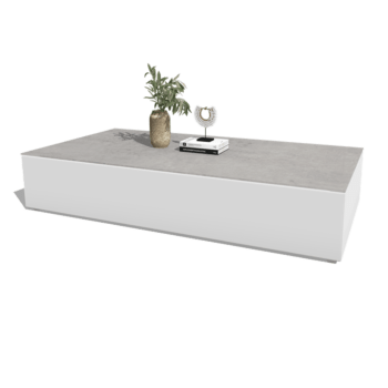 Stoliki kawowe z aluminium Vittoria 160 x 80 x 30 cm