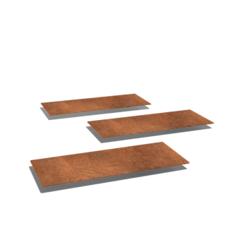 Płytka ogrodowa ze stali corten Prostokąt 60 x 25 cm