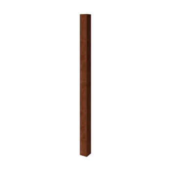 Słupki ogrodzeniowe ze stali corten 200 cm