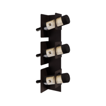 Stalowy stojak na wino - Veneto - 10 x 13 x 60 cm - Bronze