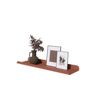 Stalowa półka ścienna - U-kształtne - 80 x 20 x 5 cm - Corten look
