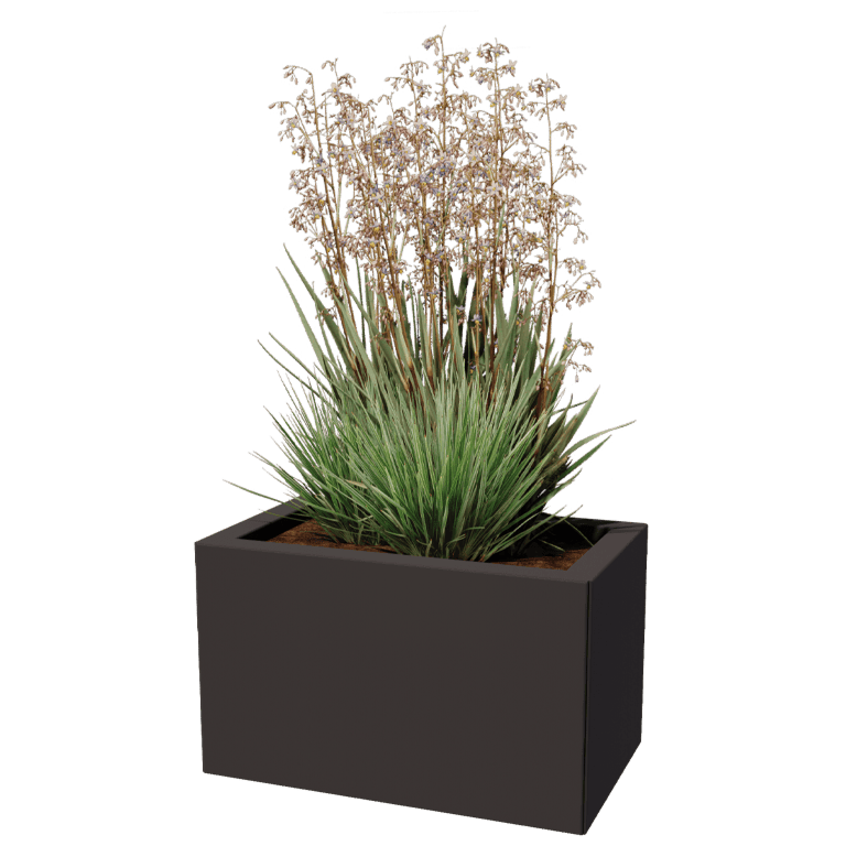 Donica stal malowana proszkowo Texas 30 x 50 cm